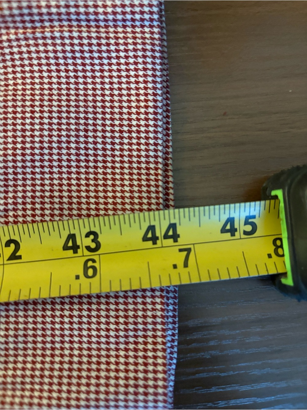 Paul Frederick 100% Cotton Pink Micro Check Pants Men’s Coastal Preppy Casual - Picture 8 of 8